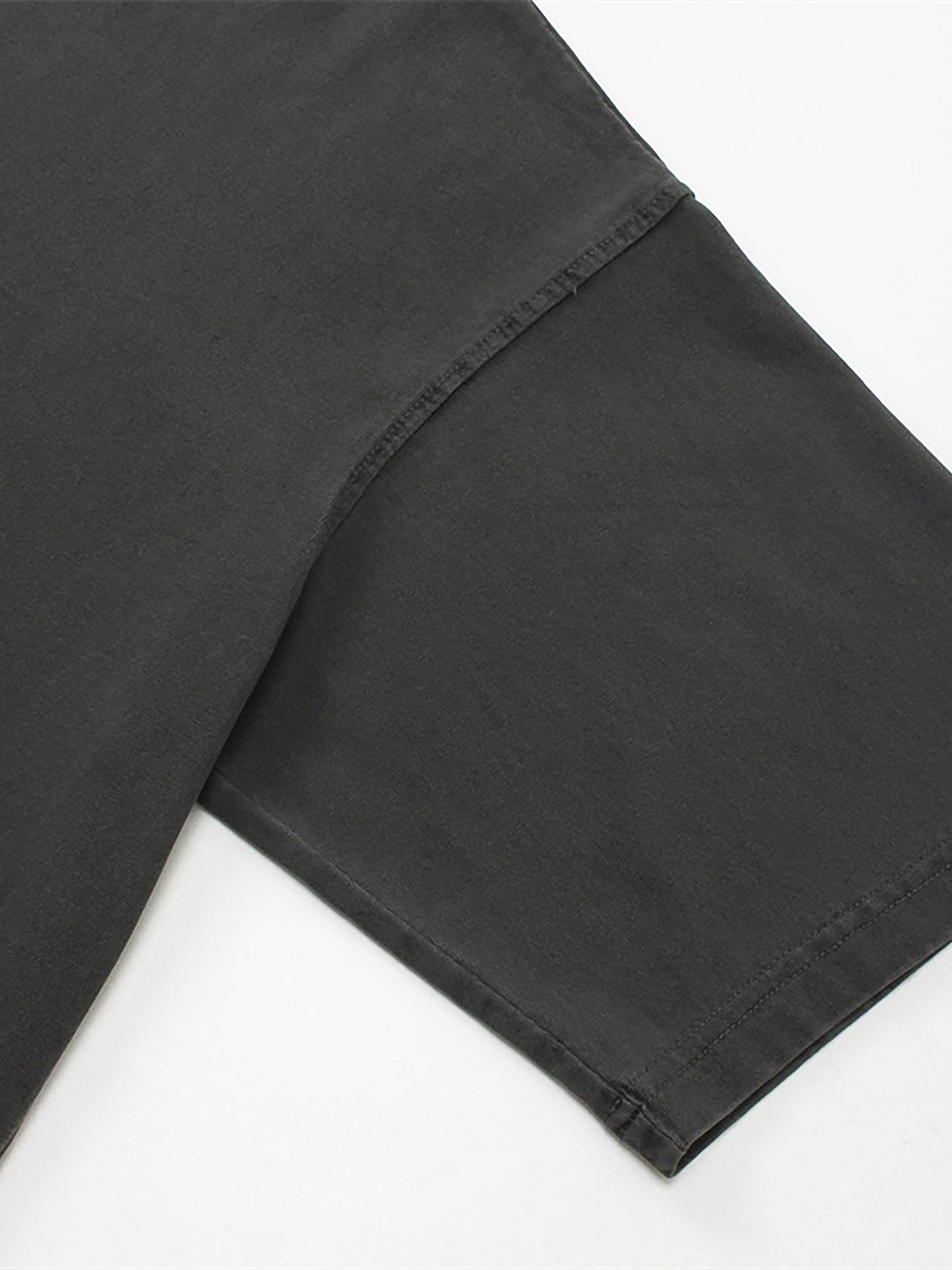 (Black) Enzyme Washed Anime T-Shirt